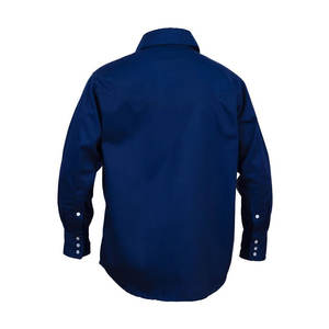 Camisa de seguridad de soldadura Camisa de trabajo de algodón resistente al fuego para hombres 100% algodón FR Camisa de soldadura - Product Image 2