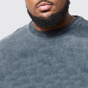 Camisetas ligeras con serigrafía de alta calidad para hombre, camisetas desgastadas al por mayor personalizadas, unisex, lavadas, vintage, de gran tamaño - Product Image 4