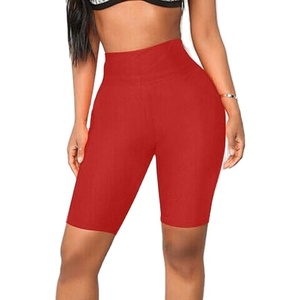 กางเกงขาสั้นเลคกิ้งสำหรับนักขี่จักรยานโยคะเอวยางยืดกางเกงออกกำลังกายเล่นยิมลำลอง - Product Image 1