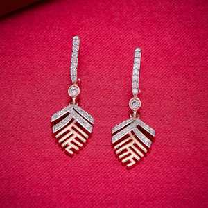 Pendientes de Pluma con Circonita para Fiesta 187646 Aleación de Zinc - Product Image 6