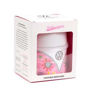 Lonchera VW T1, Linda Lonchera Bento de Acero Inoxidable 304 con 3 Compartimentos, Apta para Calentar, con Tapa de Plástico Libre de BPA, para el Trabajo - Product Image 2