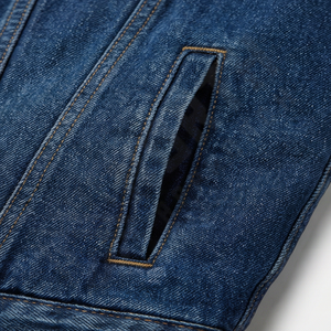 Chaqueta Vaquera de Invierno para Hombre, Personalizada con Estampado, Cuello Alto, Logotipo Frontal, Resistente al Viento, Color y Talla Personalizables, Ropa Casual de Calle - Product Image 5