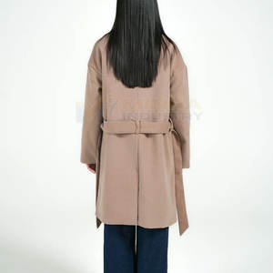 Gabardina Larga de Moda para Mujer, con Cinturón, Cortavientos, Clásica, Cruzada, Ropa de Abrigo para Invierno y Otoño - Product Image 2