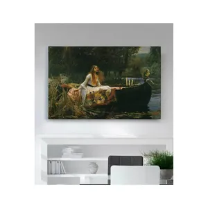 Fida Waterhouse La dame de Shalott sur un bateau, impression sur toile - Product Image 6