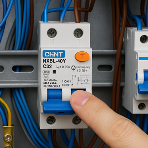 Interruttore differenziale magnetotermico 519865 Chint nxbl-40y 1P + N C 32A - Product Image 5
