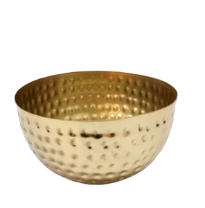 Best Quality Stylish Designer Hammered Bowls Fruit Salad Metal Bowl Modern Finishing Dinner Tableware High on Demand Arrival - Product Image 1