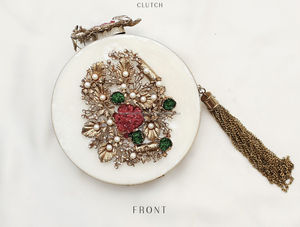 Nouveau design de boîte à bijoux entièrement en résine et nacre sac à main de soirée pour femmes et filles de mariage au meilleur prix - Product Image 2