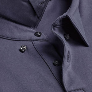 Camisa de Manga Larga para Hombre, Nueva Llegada, Corte Clásico, 100% Algodón, Tejido de Punto, Estampado, Color Malva Oscuro, Logotipo Personalizado, Venta al por Mayor, MOQ Bajo 10 - Product Image 4