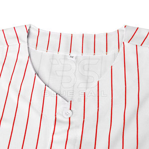 Vente en gros Maillot de baseball pour hommes Tenue d'équipe avec impression par sublimation Maillot de baseball élégant boutonné - Product Image 4