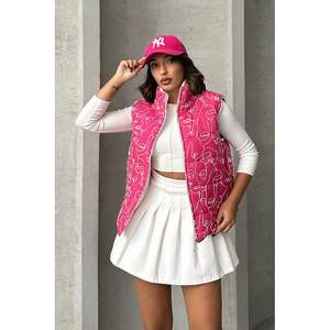 Chalecos Acolchados para Mujer con Estampado Mixto y Refuerzo de Fibra, Disponibilidad al por Mayor - Product Image 5