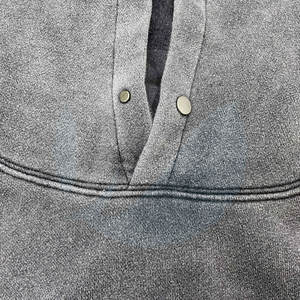 เสื้อมีฮู้ดผู้ชายผ้าฝ้าย100% เสื้อแอซิดแบบธรรมดาเสื้อผ้าฤดูหนาว - Product Image 5