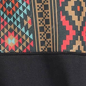 Sudadera con Capucha para Hombre, Estilo Urbano Relajado, Estampado Completo con Impacto Visual, Expresión Gráfica Audaz, Estampado de Goma, Textura Sólida - Product Image 6