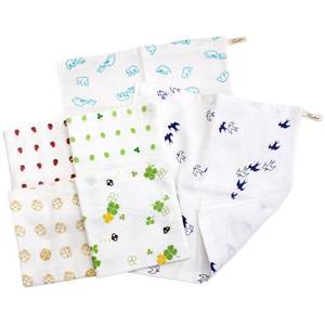 โอซาก้าญี่ปุ่นพิมพ์ผ้ากอซผ้าขนหนูผ้าฝ้าย100% ผ้าขนหนูหน้าผ้าเช็ดตัว34ซม. * 85ซม. ออกแบบน่ารักต่ำ MOQ กลืนนุ่ม - Product Image 2