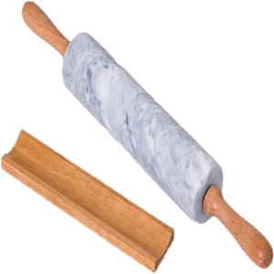 Rouleau en bois Roti Roller/Chakla Belan Rouleau à pâtisserie 10 pouces planche à rouler et 13 pouces rouleau à pâtisserie pour Pizza Base Maker - Product Image 3