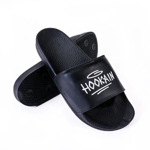<b>Men's</b> Custom Logo Leather <b>Slippers</b> Transparent Straps Light Weight Massage Evergreen Design Home Use Fashion Customizable Logo - Product Image 3