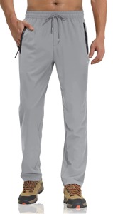 กางเกงจ็อกเกอร์แห้งเร็วสำหรับฤดูร้อน กางเกงเดินป่าผู้ชาย น้ำหนักเบา สวมใส่สบาย กางเกงวิ่ง มีเชือกผูก เอวยางยืด สำหรับออกกำลังกาย เล่นกีฬา ฟิตเนส ยิม - Product Image 5