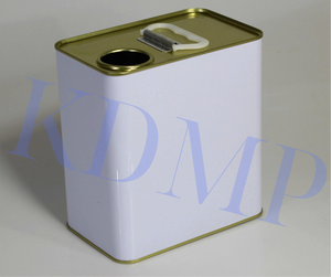 Boîte de conserve ronde de 4L avec poignée et couvercle solides pour solvant chimique lubrifiant moteur peinture encre stockage étanche durable - Product Image 2