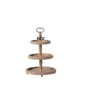 Support à gâteau en bois durable et économique pour table de dîner, décoration de mariage, fête, célébration, ou bar - Product Image 1