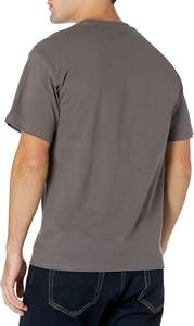 Camiseta de Algodón 100% Fácil de Usar para Hombre, Corte Holgado, de Alta Demanda, Tendencia, Secado Rápido, Transpirable, Camiseta Extra Grande para Hombre - Product Image 3