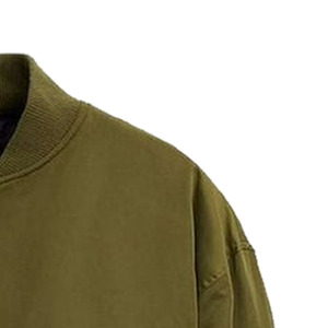 Blousons Bomber Épais Unisexe au Design Optimal, Couleur Unie, Respirants, pour l'Hiver, Service OEM, Col Montant, Fermeture Frontale – Vente en Gros - Product Image 4