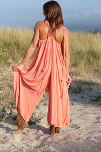Mono Largo de Moda Vintage para Mujer, Diseño Elegante de Cintura Alta con Tela 100% Algodón, Gran Venta 2023 - Product Image 5