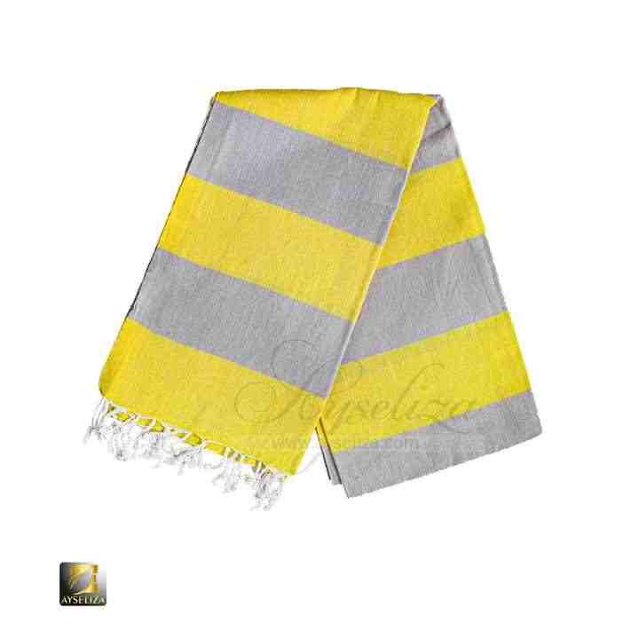 Turkish Cotton Combed Towel Compact Fold Textured Surface Reusable Fast Drying Sand Resistant Travel Friendly Combed Beach Towel