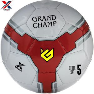 Balón de fútbol de mejor rendimiento de calidad de exportación cosido a máquina, logotipo personalizable de fútbol PU, uso en exteriores, servicio OEM a granel - Product Image 1