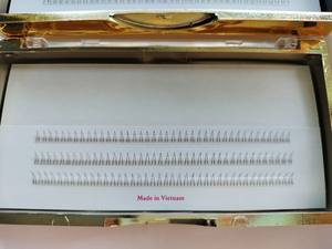 Extensiones de pestañas individuales en forma de V profesionales del fabricante de Viet Nam Suministro de pestañas postizas de Cachemira negra personalizada de primera calidad - Product Image 6