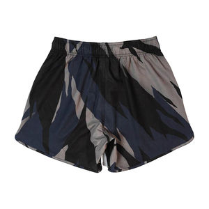 Short vintage en coton pour hommes Pantalon de survêtement en éponge française à motifs de blanchiment Poids lourd 430 Gsm Streetwear Short délavé à l'acide - Product Image 4