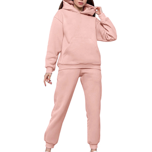 High Quality Custom Oversized Women's Tracksuit Quick-Drying Size Custom Logo and Solid Color - Product Image 2