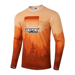 Camiseta de Motocross Personalizada de Manga Larga, Transpirable, para Motociclismo Todoterreno, Sublimada, Ropa de Carreras - Product Image 3