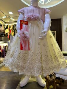 ชุดเดรสปักลายแฟนซีสำหรับเด็กผู้หญิง คอลเลคชั่นใหม่ปี 2024 จาก ANA Garments พร้อมที่คาดผม - Product Image 2