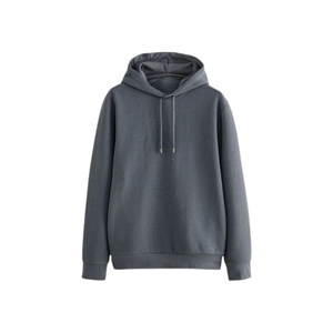 NEW Textured <b>Grey</b> Pullover Hoodie Unisex Premium Fabric Hooded <b>Sweatshirt</b> Casual Winter Streetwear Wholesale Manufacturer - Product Image 1