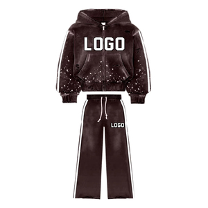 Sweat-shirts à capuche pour hommes en molleton de coton respirant/polyester avec strass, personnalisables, écologiques, séchage rapide, anti-boulochage - Product Image 6
