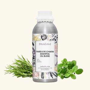 Mezcla de Aceites Esenciales 100% Puros para el Chakra del Tercer Ojo, Terapéutica, con Sándalo, Ylang-Ylang y Geranio, para Hidratar y Aclarar la Piel - Product Image 1