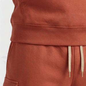 Survêtement d'hiver pour homme de qualité supérieure, sweat à capuche personnalisé, tissu 100% coton respirant, logo personnalisé, léger, taille élastique, pour la course à pied - Product Image 5