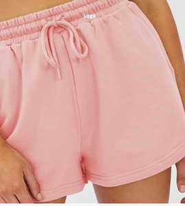 Short de survêtement d'été décontracté pour femmes Short de course athlétique confortable à séchage rapide coton élastique mi-taille motif solide - Product Image 4