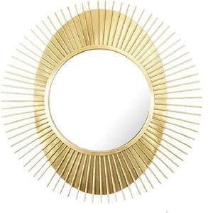 Espejo de pared de Metal dorado hecho a mano, personalizado, para oficina, dormitorio, sala de estar, puerta de entrada, decoración de pared - Product Image 6