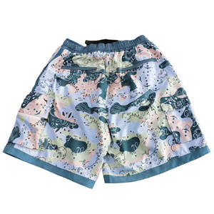 Pantalones Cortos de Natación de Doble Capa Transpirables de Spandex/Poliéster con Bolsillos con Cremallera de Secado Rápido para Correr - Precio Mayorista - Product Image 2