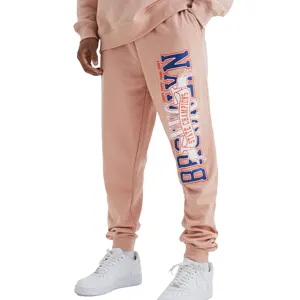 Özel baskılı Sweatpants erkekler pamuk polar ter pantolon grafik baskı joggers rahat spor giyim konik bacak pantolon