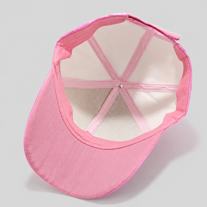 Casquettes de baseball structurées en PU <span class=keywords><strong>holographique</strong></span> de haute qualité, noires, à 6 panneaux, réglables, unisexes, décontractées et artistiques - Product Image 4