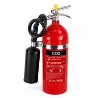 Extincteur à CO2 portable avec tuyau rouge, équipement de lutte contre l'incendie
