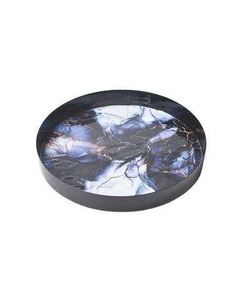 Bandeja de postre con estampado de esmalte adhesivo, bandeja de Metal para servir comida, diseño personalizado, bandeja para servir fiesta de boda, comida deliciosa - Product Image 4