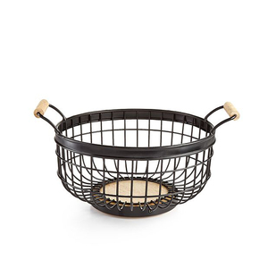 Iron <b>Wire</b> <b>Baskets</b> with Handles - Product Image 5