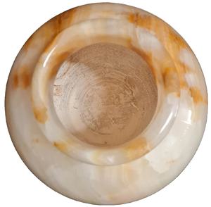 Maceta de ónix blanco natural, maceta de mármol Matka de ónix, maceta de piedra de ónix anhelada a mano - Product Image 3