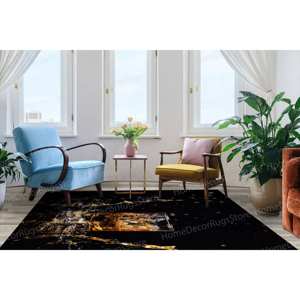 Tapis imprimé avec motif de verre à vin, moderne et épais pour la cuisine et le bar, tapis en chenille - Product Image 2