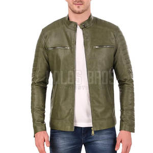 Chaqueta de piel de vaca para hombre, talla personalizada al por mayor, chaqueta de invierno de alta calidad para exteriores - Product Image 1