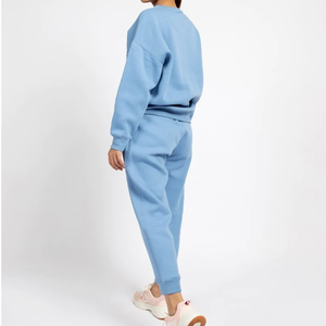 Conjunto Deportivo de Dos Piezas para Mujer, de Alta Calidad, 100% Algodón, Felpa Técnica, con Capucha, Ligero, Holgado, Informal, para Correr - Product Image 6