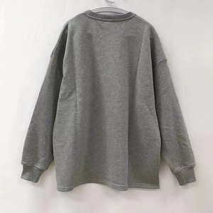 Sweat-shirt pour homme vintage en coton lourd de qualité supérieure, vente en gros, sweat-shirt uni à double couche pour homme - Product Image 2