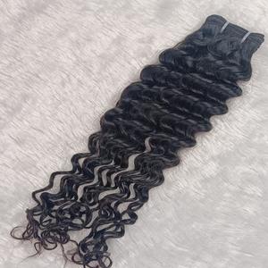 Extensions de cheveux humains à texture bouclée birmane rebondissante donneur unique pour filles et femmes - Product Image 2